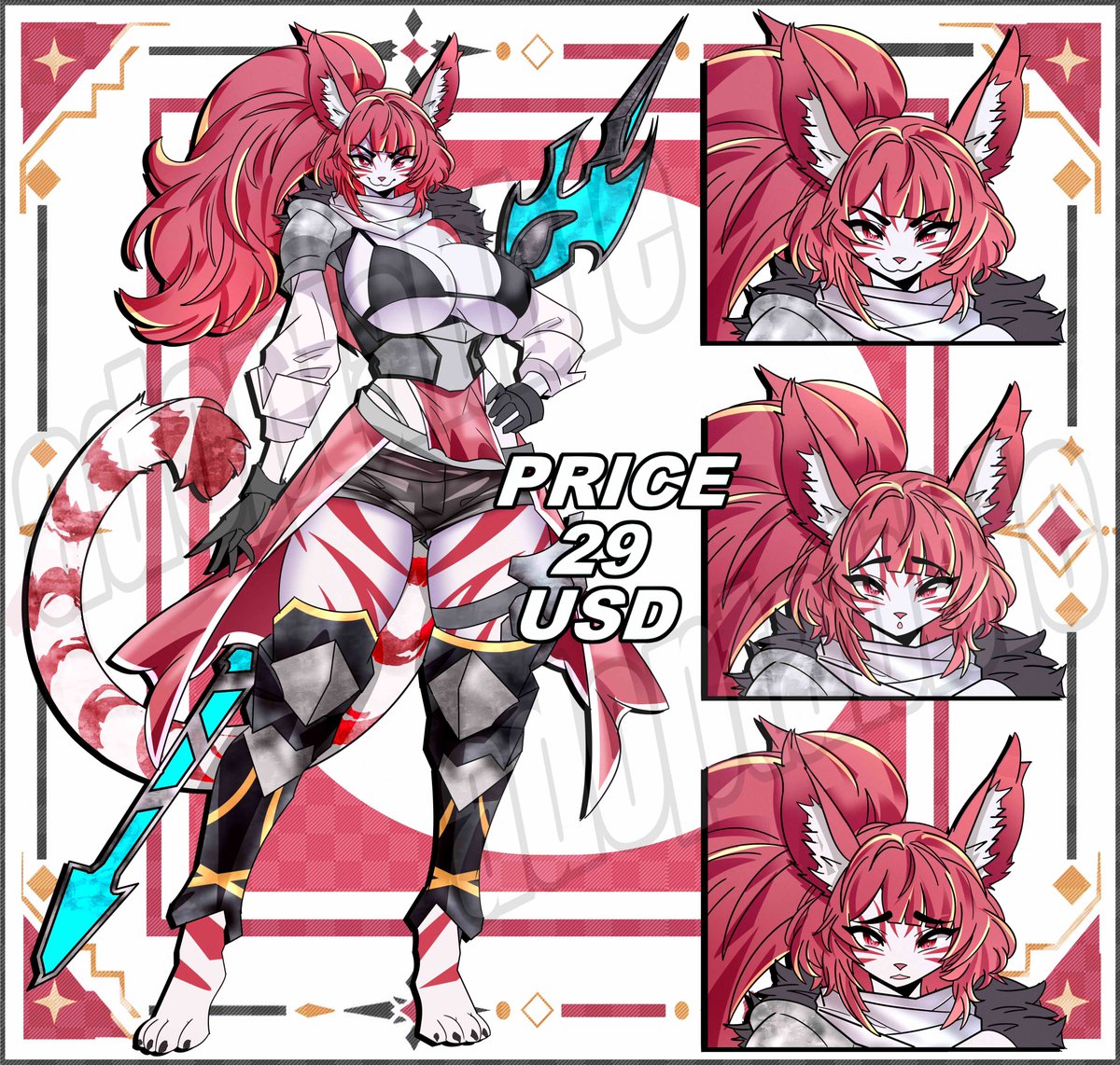 cvigotun's tweet photo. 🐱FELINE ADOPTABLE — AVAILABLE NOW
Includes
Full-color, full-body character
3 expression icons
High-resolution files
$29 USD — PayPal
DM to adopt
First come, first served. RT apreciatte
#FelineOC #FurryAdoptable #FurryOC #AnthroArt #CharacterDesign #AnimeFurry #FurryArtist https://t.co/IkUQQzBYyP