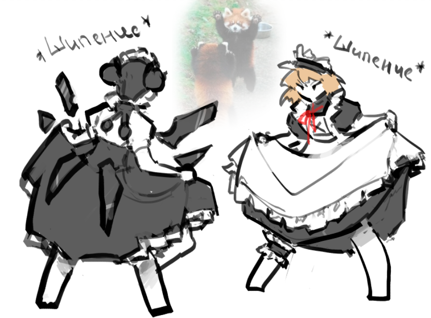 dwrf_artifex's tweet photo. let the elmo BURN!!!
maid wars starts with intimidatind maid pose https://t.co/T4M51ylOWG