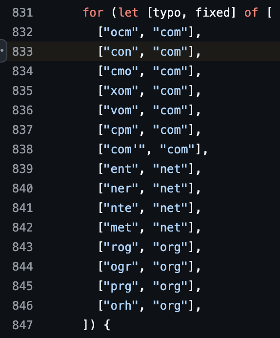 codeshaunted's tweet photo. it's even such a common misspelling that firefox will automatically fix it for you if you type .con instead of .com

there is no universe in which ICANN should allow this, it's a blatant con ;) https://t.co/9SlqeThHs4