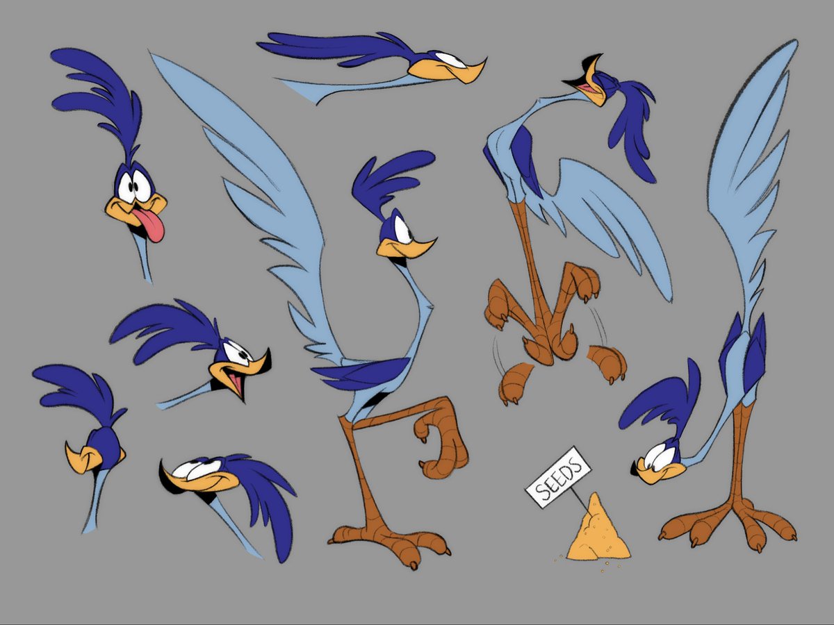 PinkyStari's tweet photo. Watched the movie yesterday and had a blast!!! Had to study how to draw these goobers cause I’m obsessed now 🥸

#coyotevsacme #roadrunner #wilerunner https://t.co/LC1xBaagv6