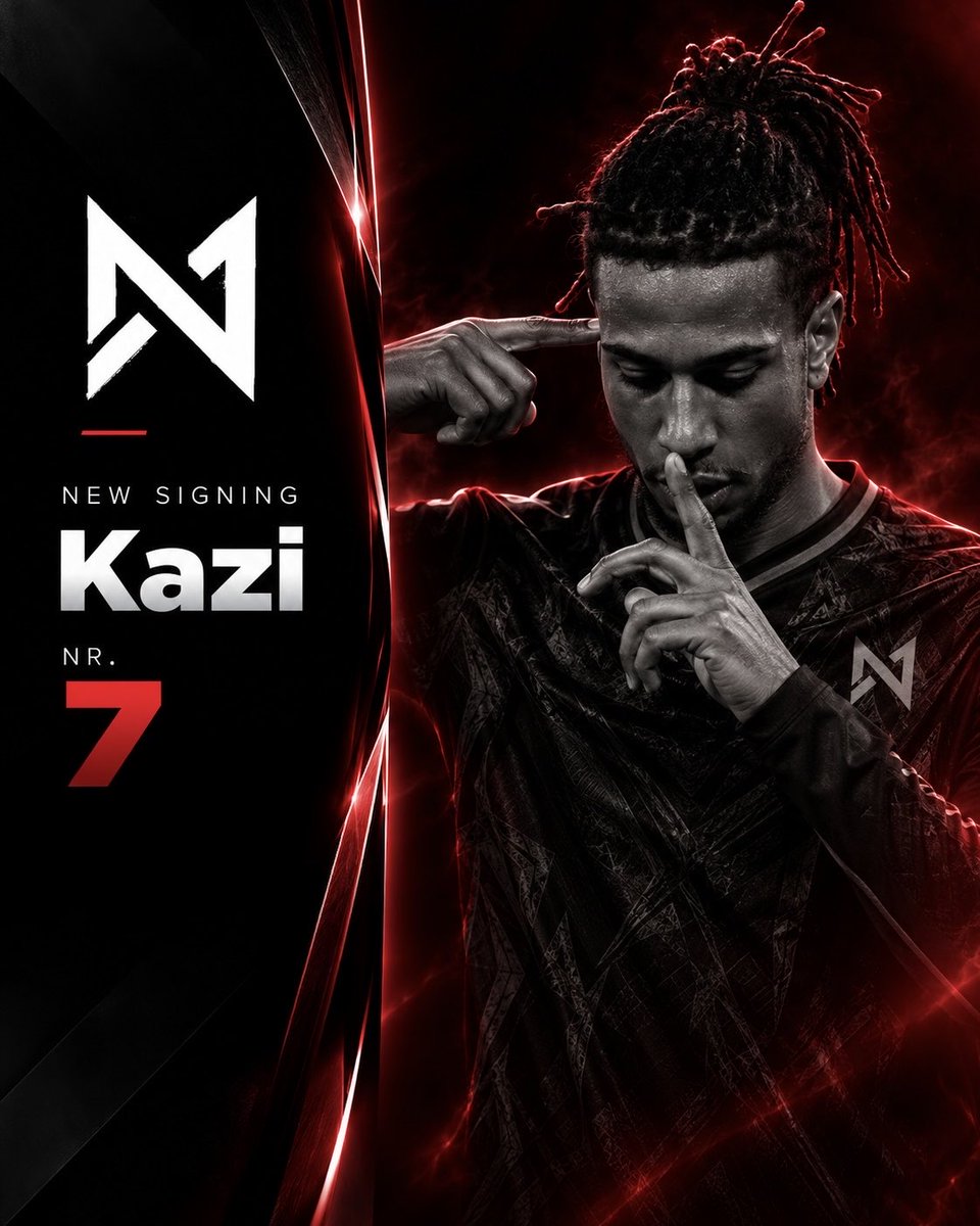 TeamNoirX's tweet photo. KAZI IN THE HOUSE. 🤍🖤

Another name added to the NOIR X roster.

We’re delighted to officially announce the signing of @Kaziorbluee as we prepare for our first competitive season on FC27, competing across VPG and BRFC.

A new chapter begins. Welcome to NOIR X, Kazi. https://t.co/8C6BbpMItN
