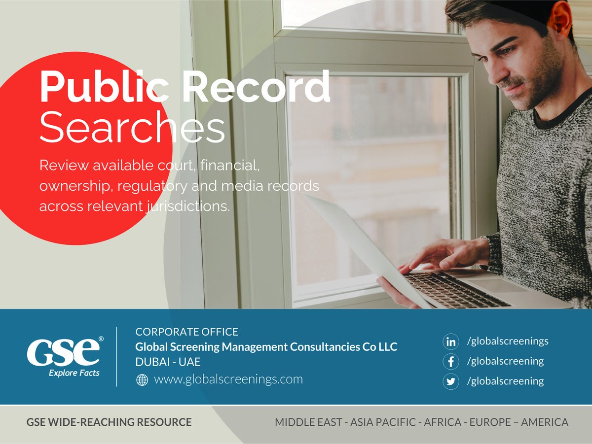 globalscreening's tweet photo. #Regulatory #record #findings are intended to support an #authorized #screening, #verification and #duediligence process. 

https://t.co/JsMdZMywtH https://t.co/lvvve1nXmI