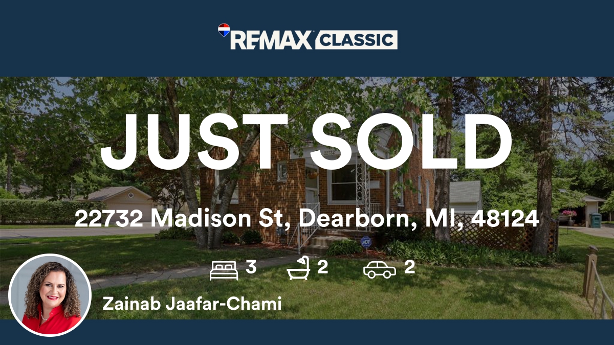 ZainabSells's tweet photo. 🛌 3 🛀 2 🚘 2
📍 22732 Madison St, Dearborn, MI, 48124

My latest sale on RateMyAgent.
Licensed Realtor 6501416020
https://t.co/4q2JNQwdeQ

...
#ratemyagent #realestate https://t.co/VrpJeoAaL3