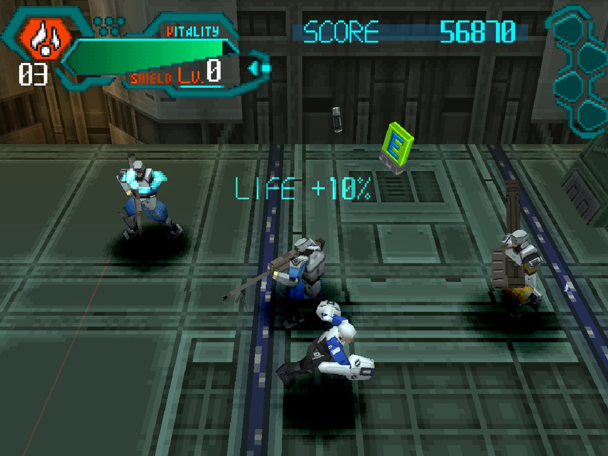 N1EXT's tweet photo. لعبة Silent Bomber الـvisual feeling فيها يذكرني بـ Metal Gear Solid على PS1.

موديلات الشخصيات والـlow-poly الياباني تبع نهاية التسعينات، الوجوه البسيطة والزوايا الحادة، وحتى البيئات والـ3D الغامق 
والمضغوط.. نفس الأجواء تمامًا. 10/10

#ps1 
#metalgearsolid 
#retro https://t.co/EfLrdCvFXK