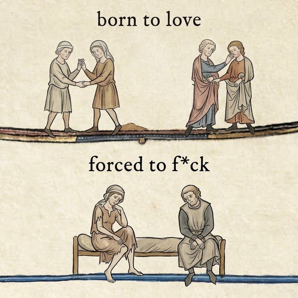 Mehdi_Zii's tweet photo. Born to LOVE, forced to F*CK https://t.co/UxmyCFDkRw