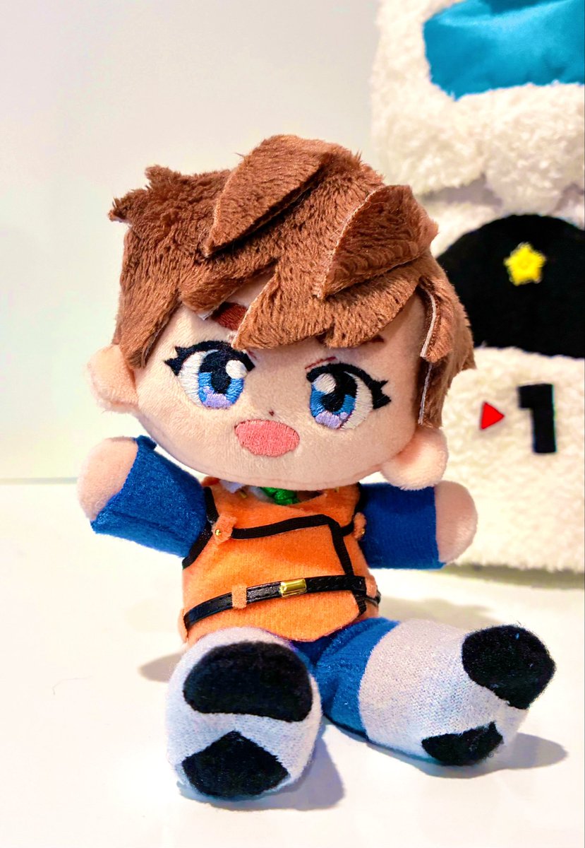 mioanqier's tweet photo. ぬい⑤

おすわりぬいちゃん出来た〜〜〜！✨

珍しく野明ですw

＃パトレイバー手芸部 https://t.co/EgivGFGP9k