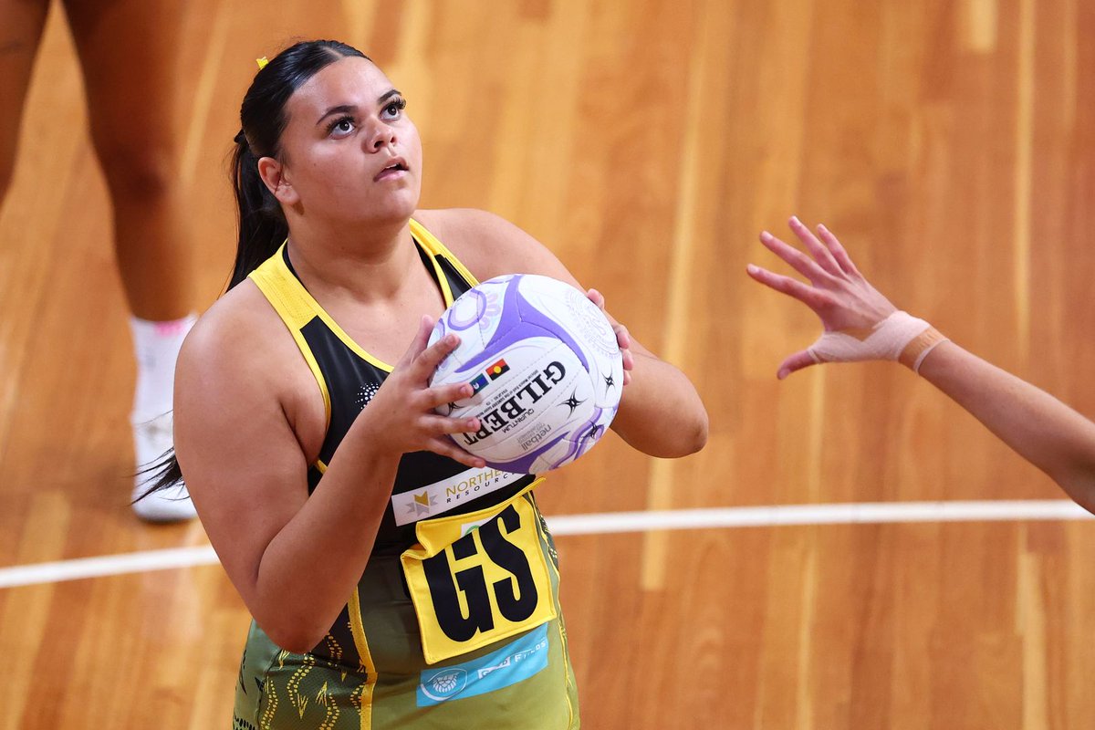 NetballAust's tweet photo. Seventeen-year-old Tayla Abraham is shooting for the stars.

Hear from Tayla following the 2026 First Nations Tournament ➡️ https://t.co/NIFQOdaNkA https://t.co/nNKerazncF