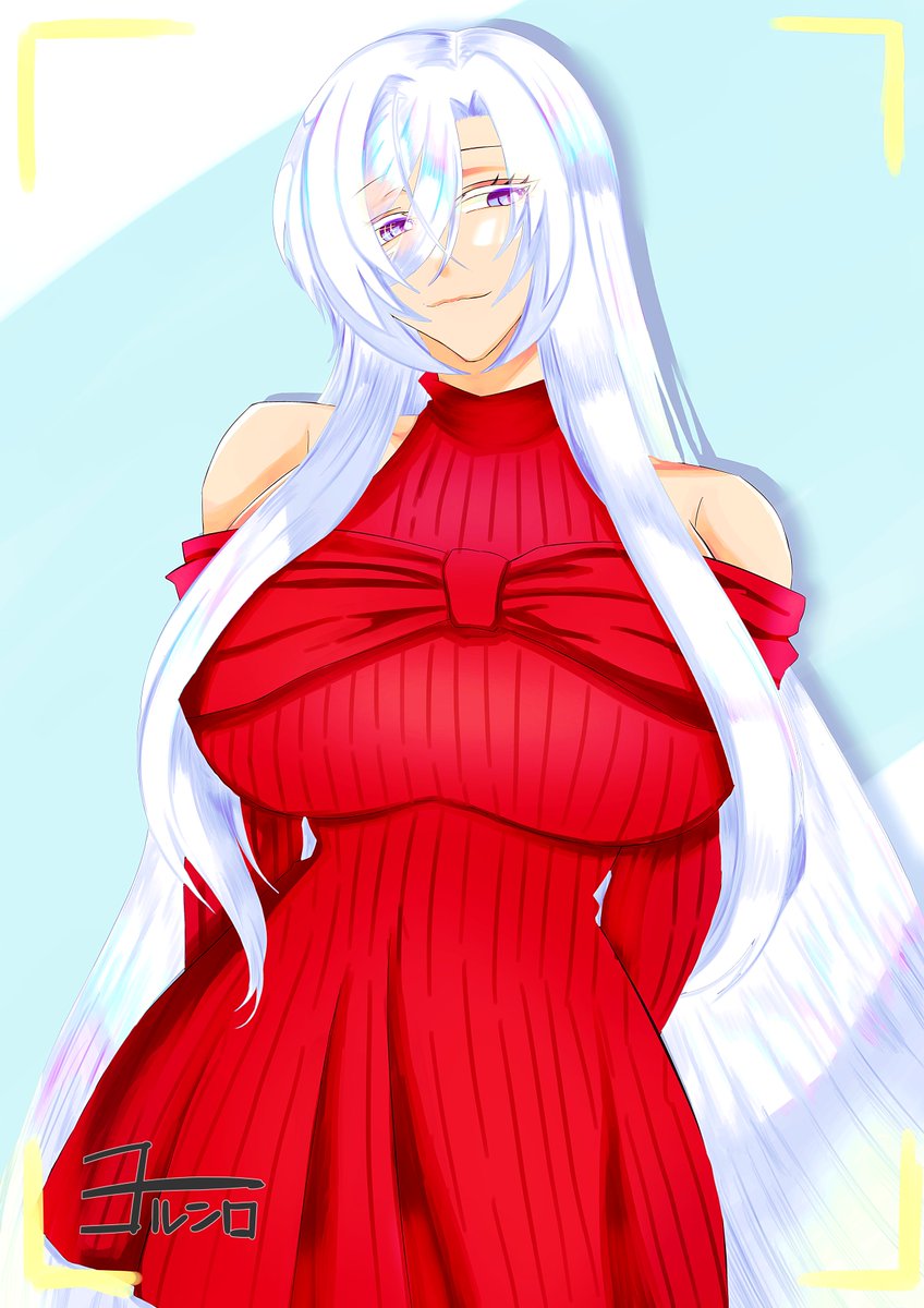yorushiro's tweet photo. 赤いドレスが似合う彼女
#OCㅤㅤ 
#illustration‌‌ https://t.co/GZafBBmvug