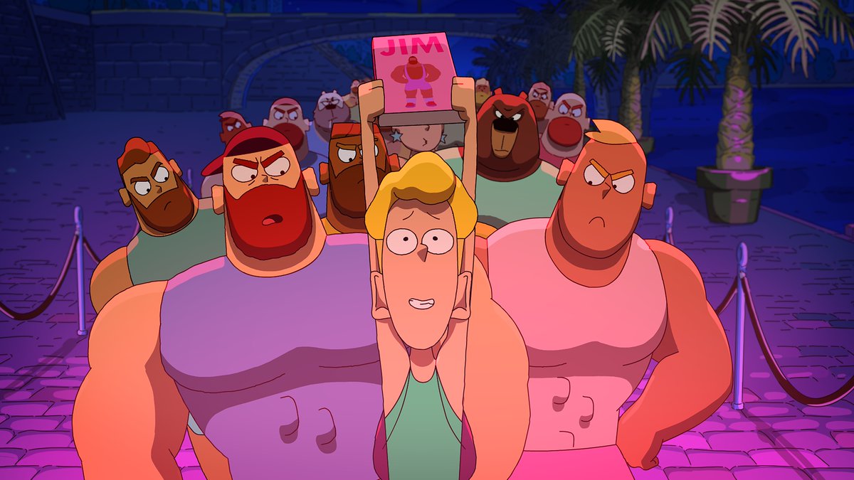 AnimationIsFilm's tweet photo. Part gag-a-minute comedy, part trenchant satire, JIM QUEEN turns its absurd premise into a sharp look at masculinity, identity, and the wild world of social media. 💪

See the infectiously funny hit on October 17 at #AIF26.
https://t.co/0H4OqEvtyh https://t.co/bUwEc3gsxX