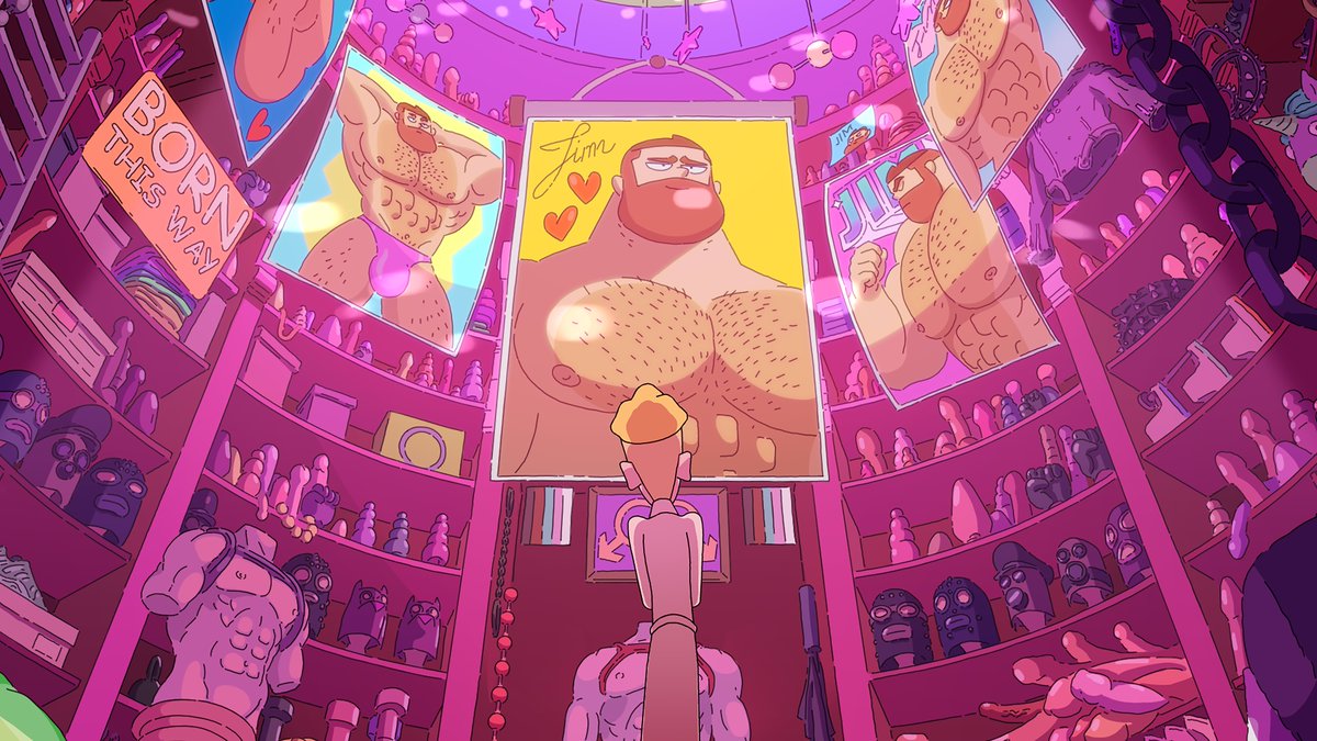 AnimationIsFilm's tweet photo. Part gag-a-minute comedy, part trenchant satire, JIM QUEEN turns its absurd premise into a sharp look at masculinity, identity, and the wild world of social media. 💪

See the infectiously funny hit on October 17 at #AIF26.
https://t.co/0H4OqEvtyh https://t.co/bUwEc3gsxX