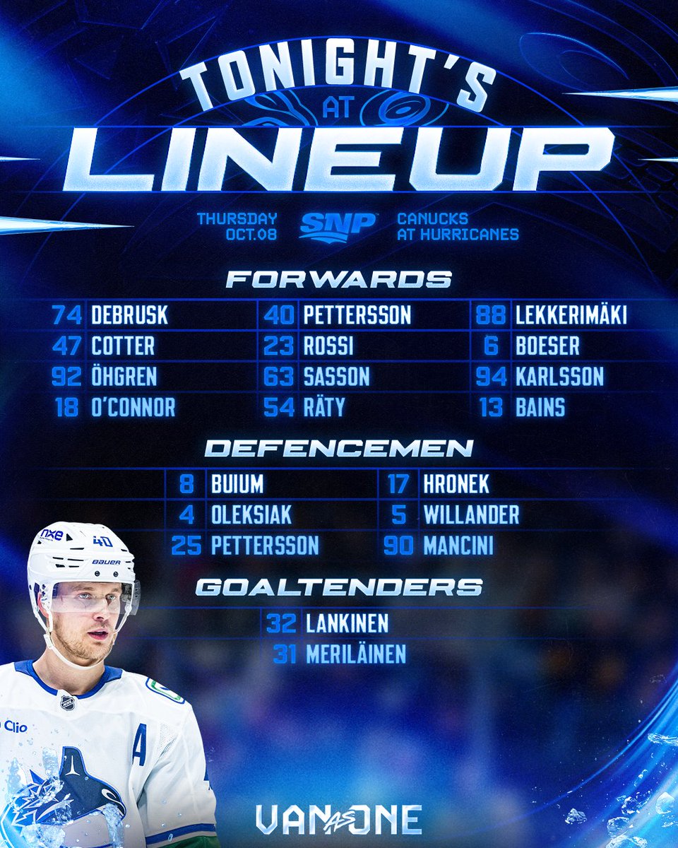 Canucks tweet picture