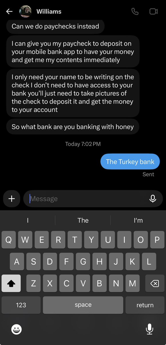 weirdrepunzel's tweet photo. Wow this scammer was trying to get me 🤣 #scammeralert https://t.co/t50sWljP7k