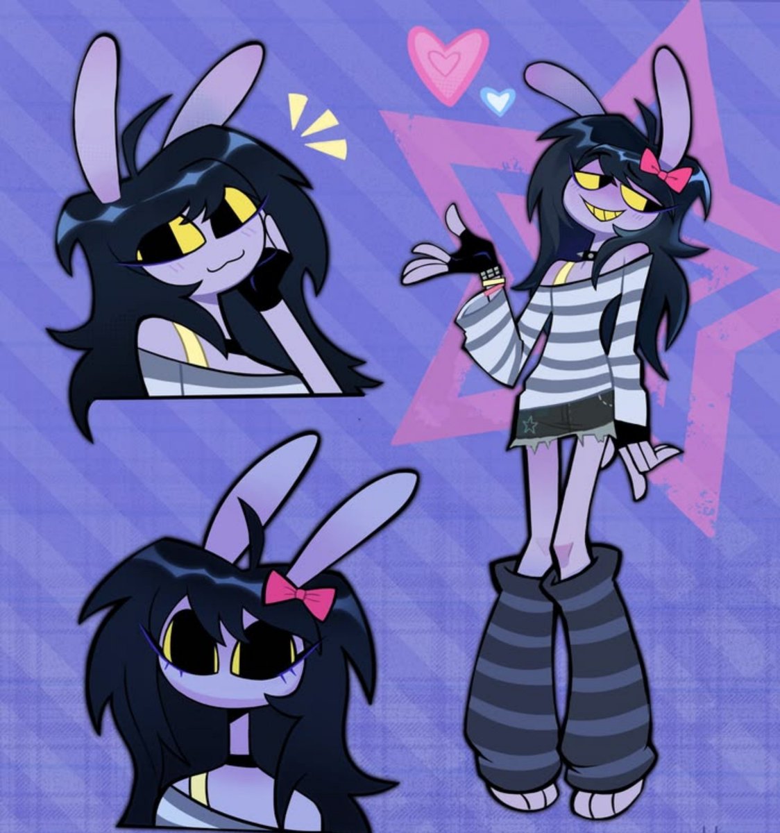 olivia_addams1's tweet photo. 💜🖤 Too cute to be innocent too chaotic to be ignored! 🐰🎀✨

#jax #jaxfanart https://t.co/M4BbXkRFc6