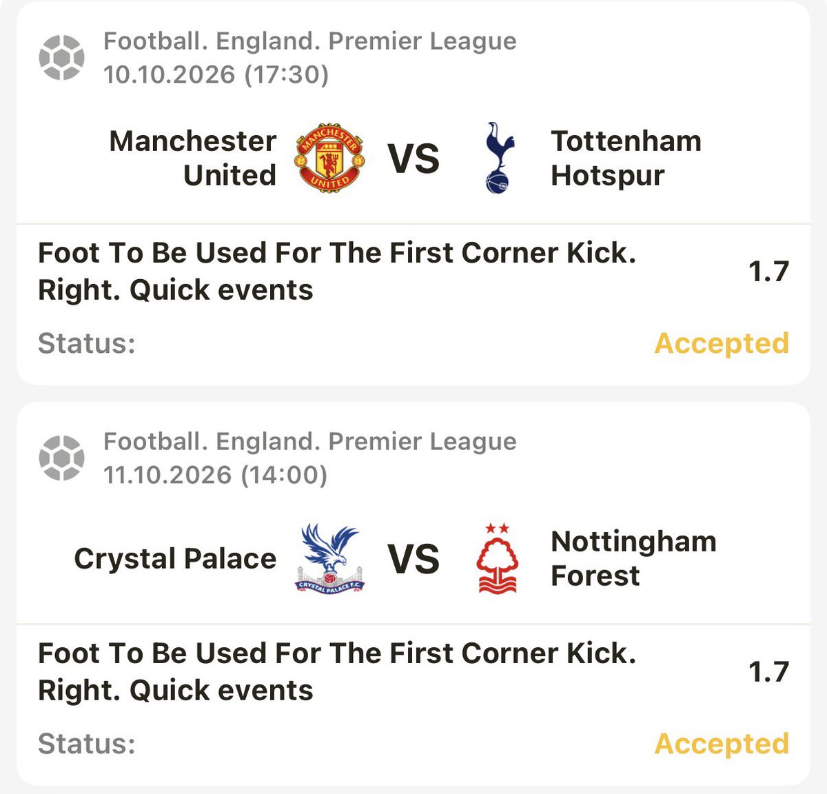 plutostats's tweet photo. Foot To Be Used For The First Corner Kick. ✅

9 games

Code: 5EQ4D

Global Code: 7KQ4D

Not on Afropari yet? Join now 👉 https://t.co/gBluY40pxA

App: https://t.co/JLC4V0eEXi

welcome code: PLUTOSTATS https://t.co/jfobBisWvY