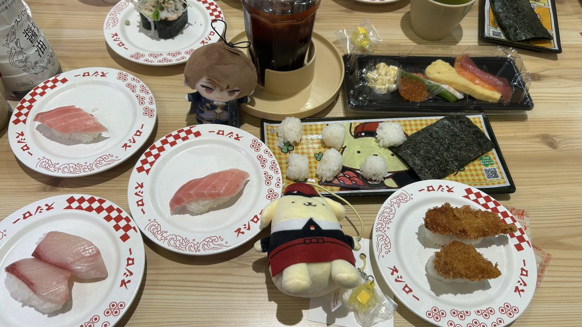 kuon0604's tweet photo. あと先日はスシローにも行って来ました！

プリン可愛い🩷 https://t.co/9sD20Iw9NL
