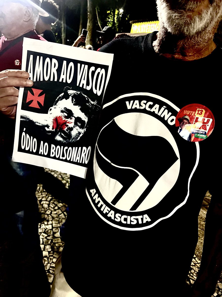 luisplomar's tweet photo. amor o Vasco. ódio ao bolsonaro. https://t.co/pKwCkjhEjZ