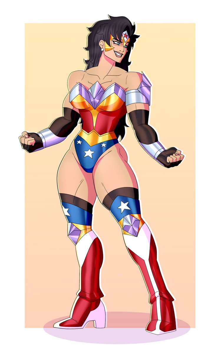 Rick_T19's tweet photo. Got around to making my own design for Wonder Woman!
Been meaning to do this for some time now, too~ https://t.co/2Q4PbiMBbC