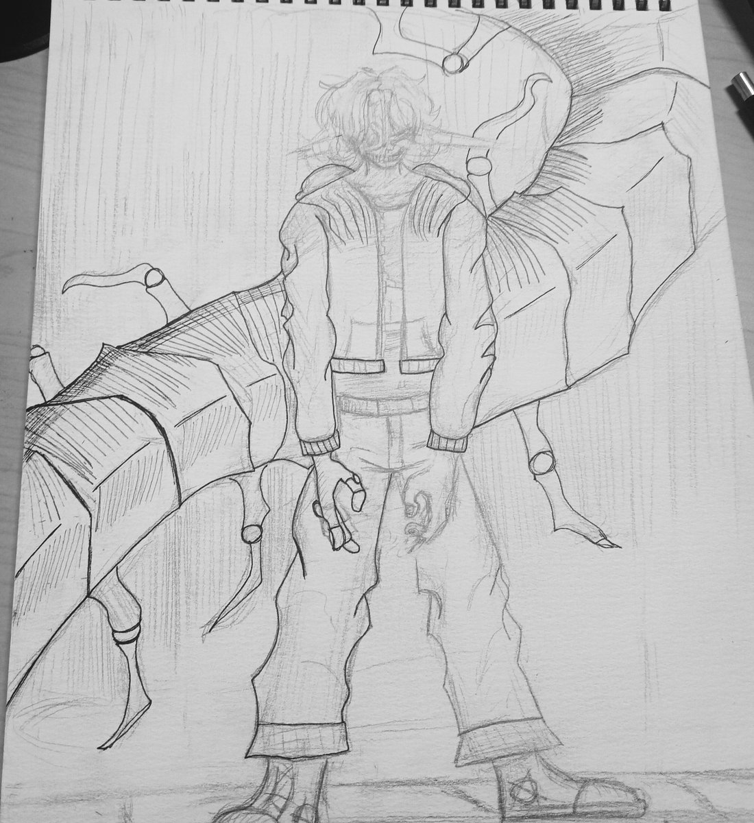 redpark150884's tweet photo. The centipede #oc #art https://t.co/GNw6s3n9jE