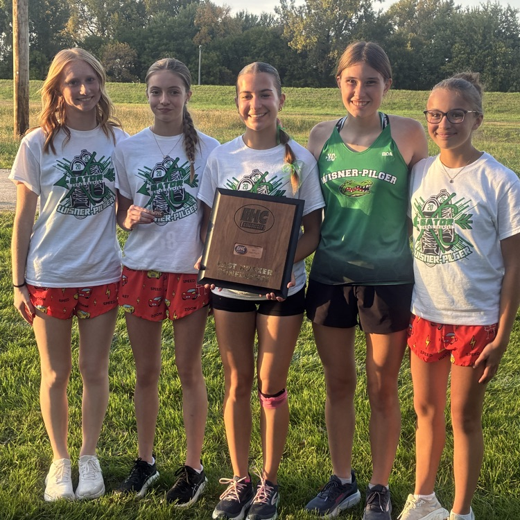 wisnerpilger's tweet photo. Congratulations to the Gator girls cross country team on earning 3rd place at the East Husker Conference meet and individual medalists Hayleigh S 5th and Sylas D 6th! https://t.co/RuRJ76MR8m