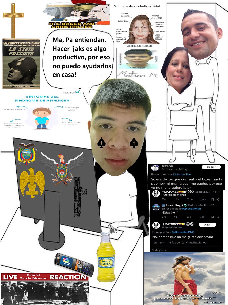 ZA_M0N0LITH's tweet photo. @Matoxzeadas le dice maricon a un random phono pero le pide a us camara de eco que me reporte para que nadie vea su cara de mutt xd https://t.co/6pROWwZOGc