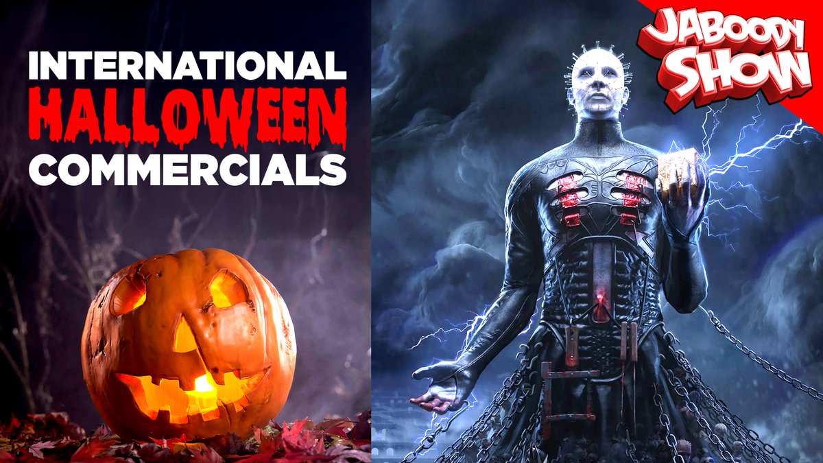 JaboodyShow's tweet photo. 🎃 International Halloween Commercials! 🎃

We found some of the most unhinged commercials from around the world! Also be checking out the new Hellraiser game! 👻

🟣Live on Twitch: https://t.co/BsJKdZYhjy
🔴Live on YouTube: https://t.co/lYY8f0ZGmh https://t.co/mhiUwxcId8