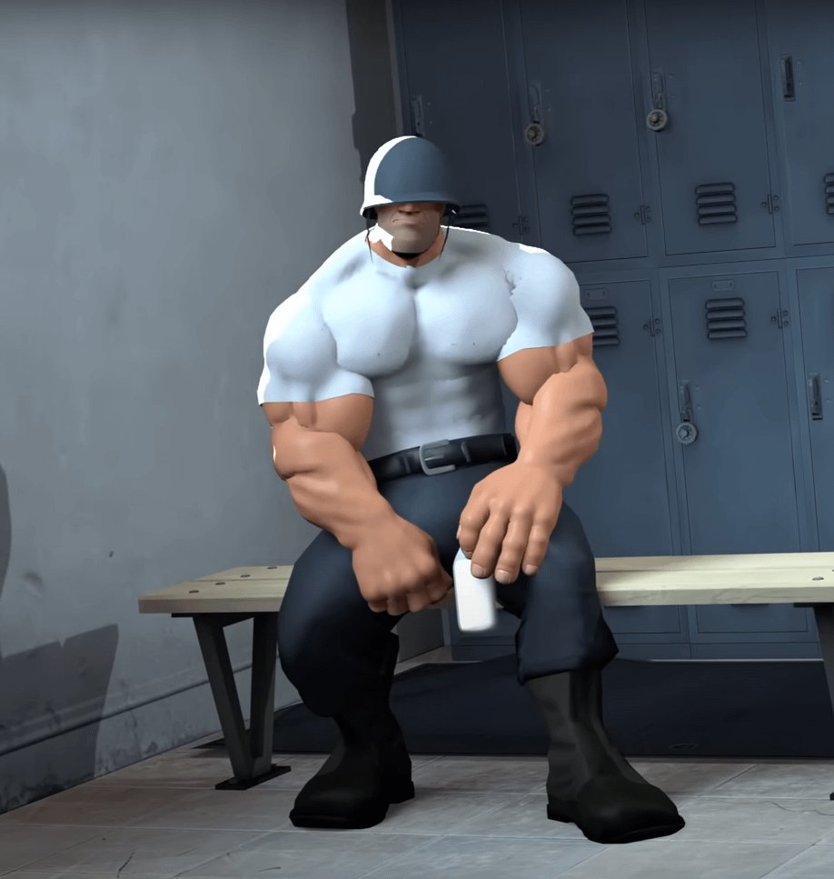 Super_Nova_010's tweet photo. @CisHet_Chara I see that one frame and I automatically think of Buff Soldier https://t.co/g80MF1ai2D