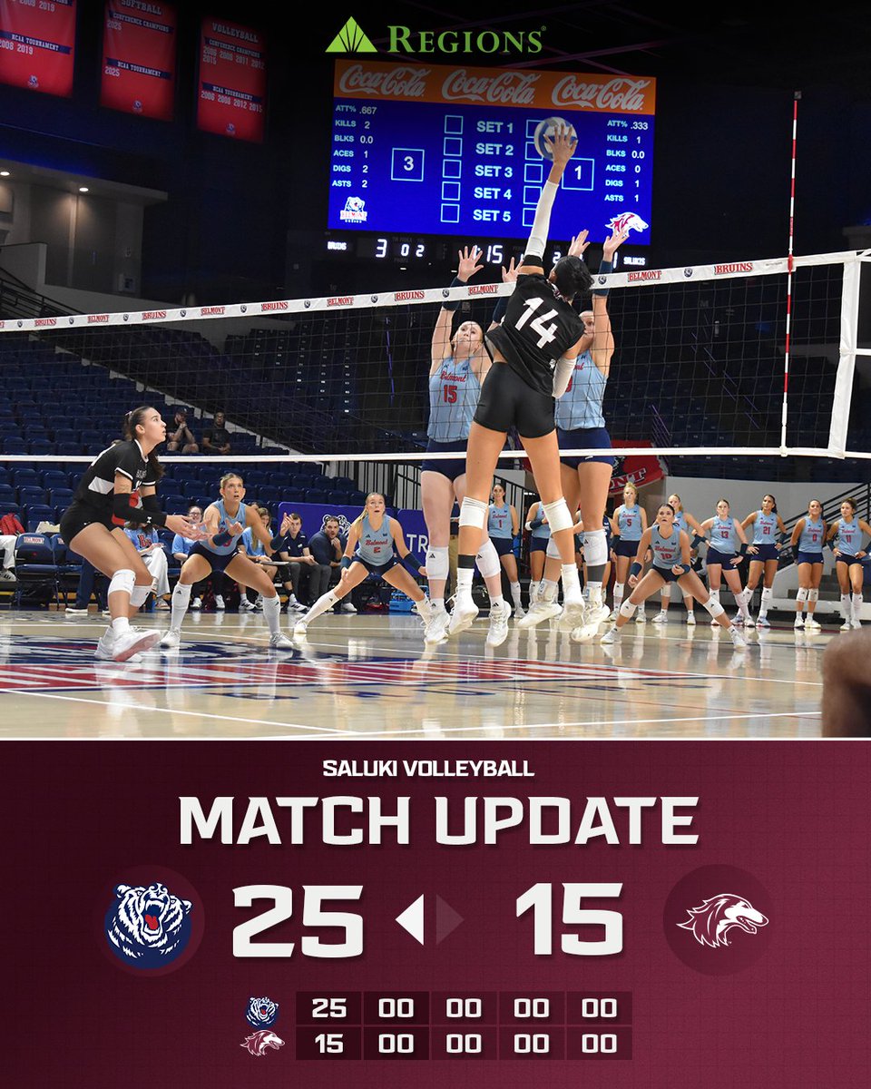SIU_Volleyball's tweet photo. Set 1
#MaroonMade | #Salukis https://t.co/5ZbY41bG0K
