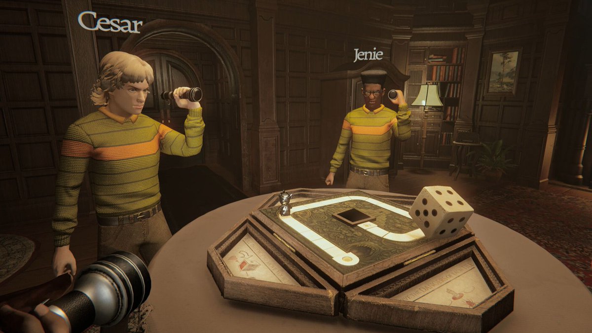 CoreKeiken's tweet photo. Invokyr forces six players to roll dice through a cursed board game where each turn drops unpredictable hazards like drifting chess knights right around corners. https://t.co/gpdu0Z3lQo