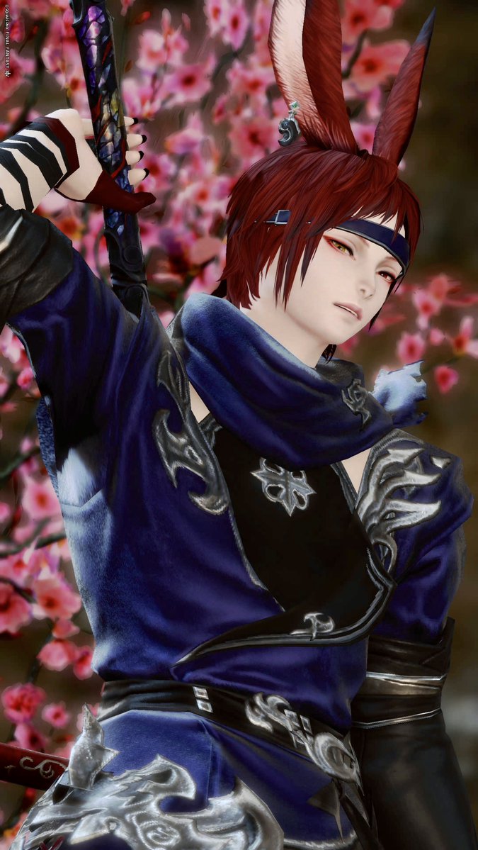 satora_sarade's tweet photo. おはようございます🥷
髪色変えましたー 赤髪に紺色の服めちゃイイですね
 #FF14SS #ヴィエラ https://t.co/JYjYJyJBIa