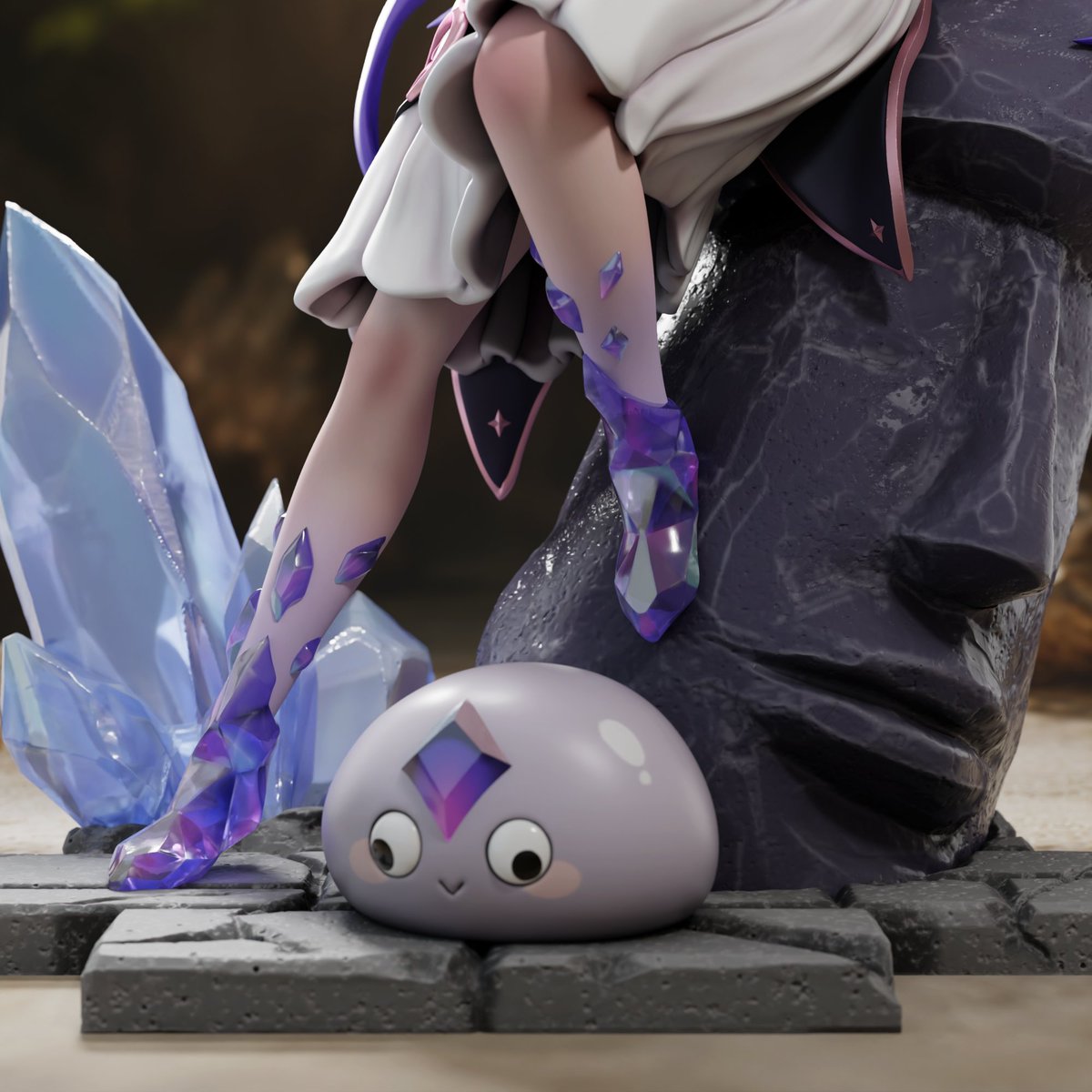 3D_Daniel_Villa's tweet photo. Congrats, Biboo, on reaching 1M pebbles!

I created this project based on Ina's artwork🐙
I worked on it in my spare time and, fortunately, managed to finish it just in time.

And once again, CONGRAAAAAATS, BIBOO BIBOO!!! 
✨💎🗿
#bijouwled
#LIVEseki https://t.co/yaKr040M79