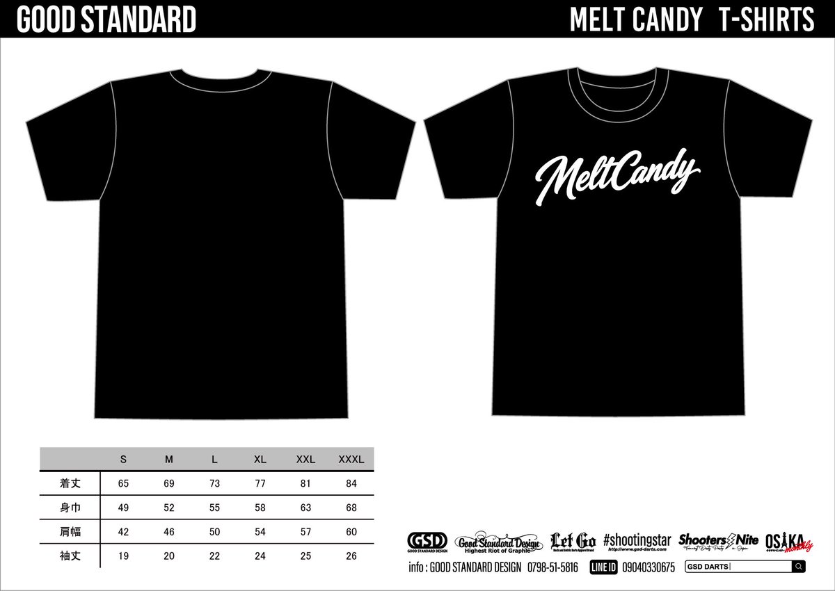meltcandy048's tweet photo. おはようございます☀
遂に今週から1st Tシャツの販売が開始致します🔥🍬

是非、公式ラインのご登録お願い致します🤲

MeltCandy 1st Tシャツ
6000円「税込」
L.XLのみとなります

※サイト内かなり混雑する予定ですので取り置きもできます🤝

https://t.co/rkqs7STIR9 https://t.co/swRnelz7vC