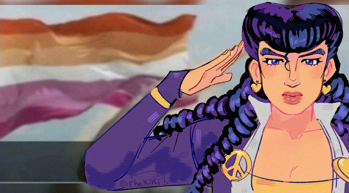 rhekiki's tweet photo. Happy Lesbian Day 🧡🤍🩷
Quick fem josuke to celebrate

Does anyone miss girlsuke bc i do
#jjba https://t.co/mN27moWwPd
