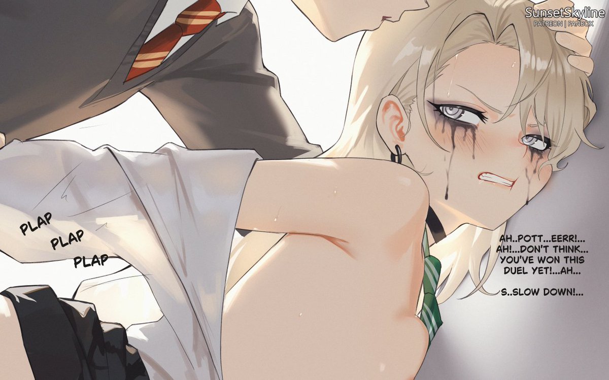SkylinesSunset's tweet photo. After a long time I've finally finished this runny mascara Malfoid~

The full image is in my alt!

Exclusive alt versions coming up too over at the P sites and others soon~ https://t.co/LrEJ46WZnc