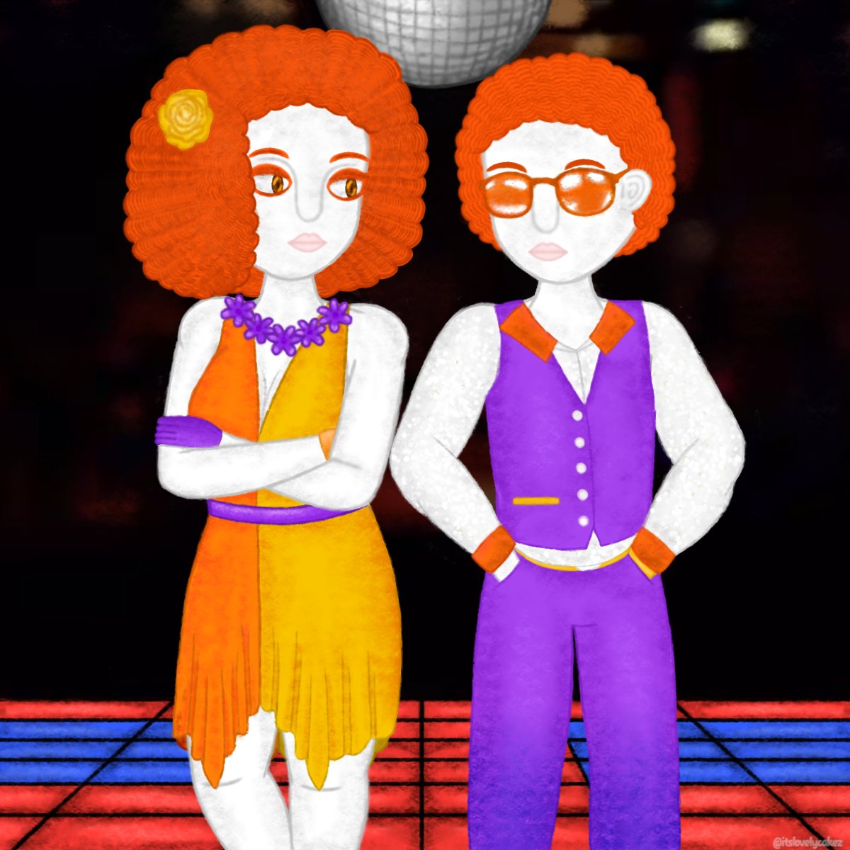 itslovelycakez's tweet photo. JUSTOBER DAY 7: 70s

I know I'm late but oh well

I had a lot of stuff to do yesterday

#justober #justober2026 #justdance #jd #justdance2 #justdancefanart #justdancefandom https://t.co/8s4VCKgkmM