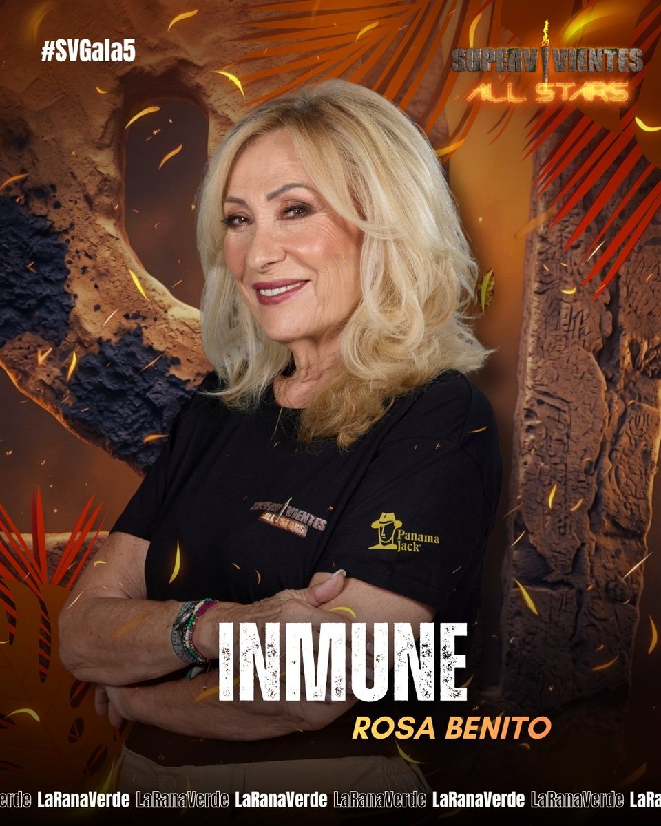 LaRana_Oficial_'s tweet photo. 💥Rosa Benito vuelve a ser INMUNE gracias ya no se si al programa o realmente es porque los capitanes así lo sienten. 

Lo que no tiene sentido, es que como superviviente NO HACE NADA y se está salvando semana tras semanas gracias a alguien que la elige no se si por elección propia o por orden. 

#SVGala5