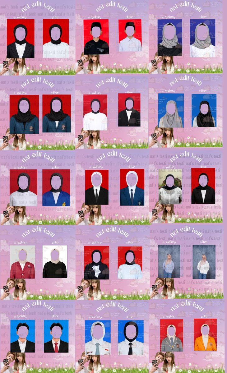 beetlelovaa's tweet photo. Jasa edit foto / pas foto ijazah

Resize / Ganti background
Ubah pakaian  (kemeja jas almet ub  ugm  unair  dll) 
Ubah warna baju (kemeja,jas, hijab dasi, dll) 
Hapus objek
Edit dokumen pdf, scan, bukti tf, invoice dll
Dan edit lainnya

contact
https://t.co/0xyfkqNBjK

#zonauang https://t.co/4M8EAjsDtx