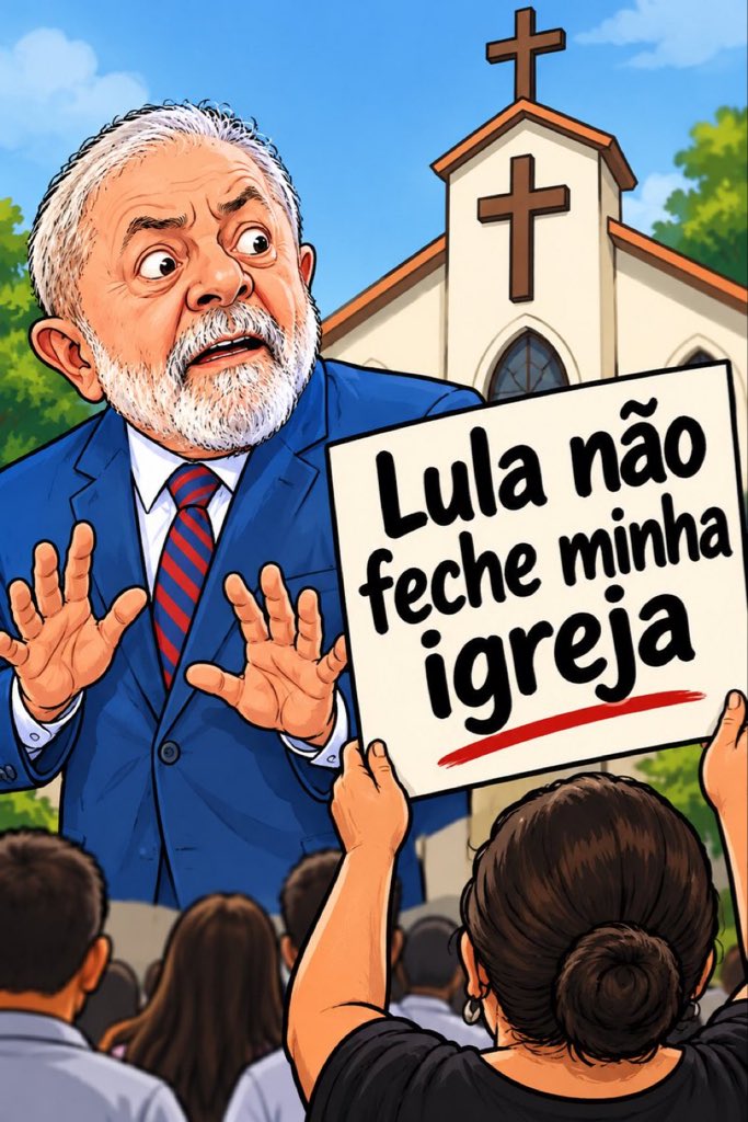 cida11081952's tweet photo. Oi @LulaOficial , a sua assessoria de comunicação jovem , a @aanaelisast odeia igreja seja ela evangélica ou católica e manda você fechar . Não feche minha Igreja. https://t.co/9R6ldXe1wA
