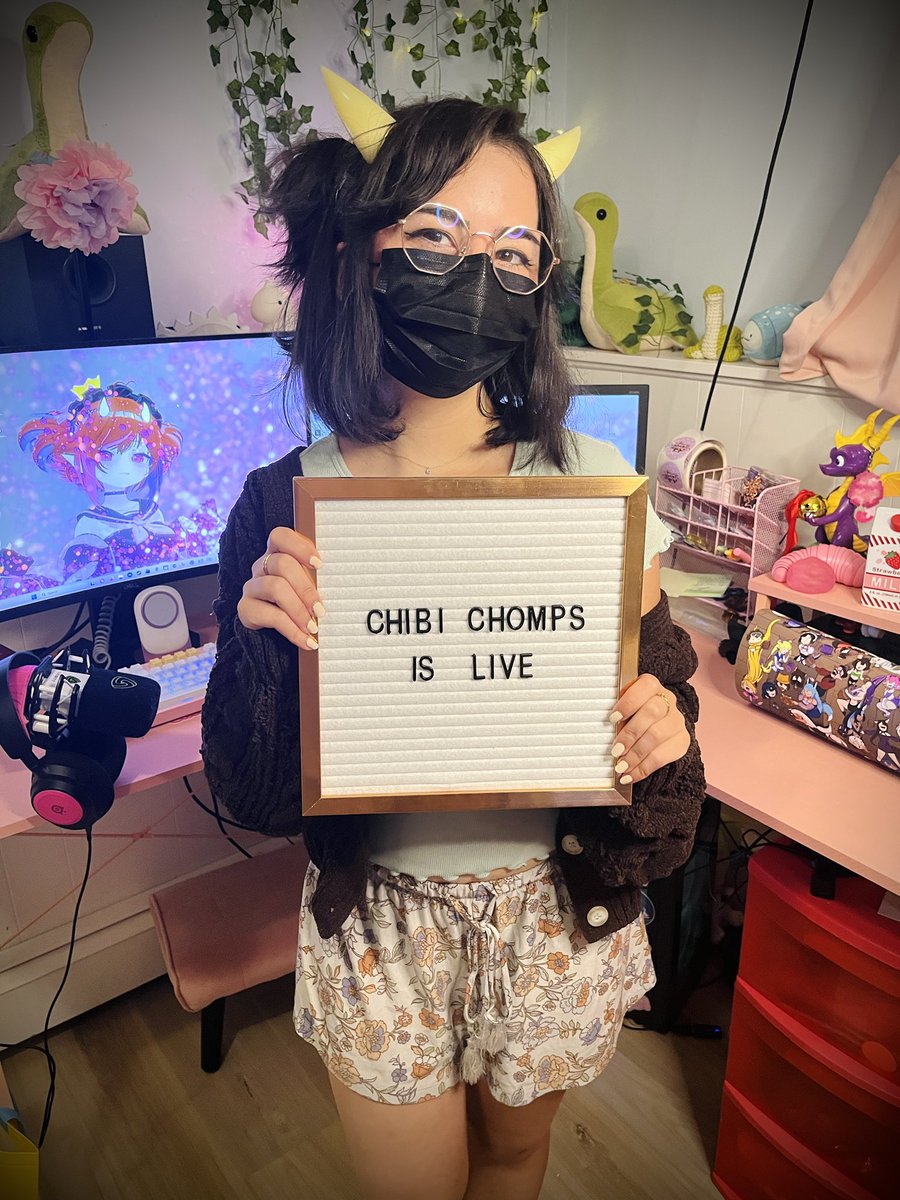 chibichomps's tweet photo. Hai! I’m Chibi Chomps! 💕

As promised, here’s my face reveal for hitting YouTube Partner! As you can tell, I base my character off of me! I’m just a short girl who likes cute things, pink, and spreading positivity!~ 🫶

My next goal is to reach Twitch Partner! If you help me get there, I’ll do a face cam stream!! 🩷