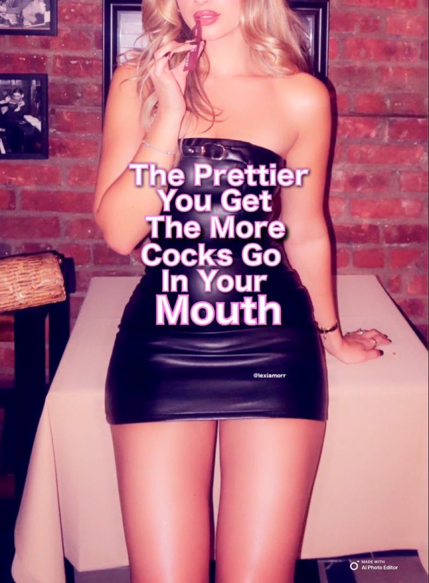 usis123's tweet photo. #sissy #feminization #sissycaptions https://t.co/VVkoJUdpCl