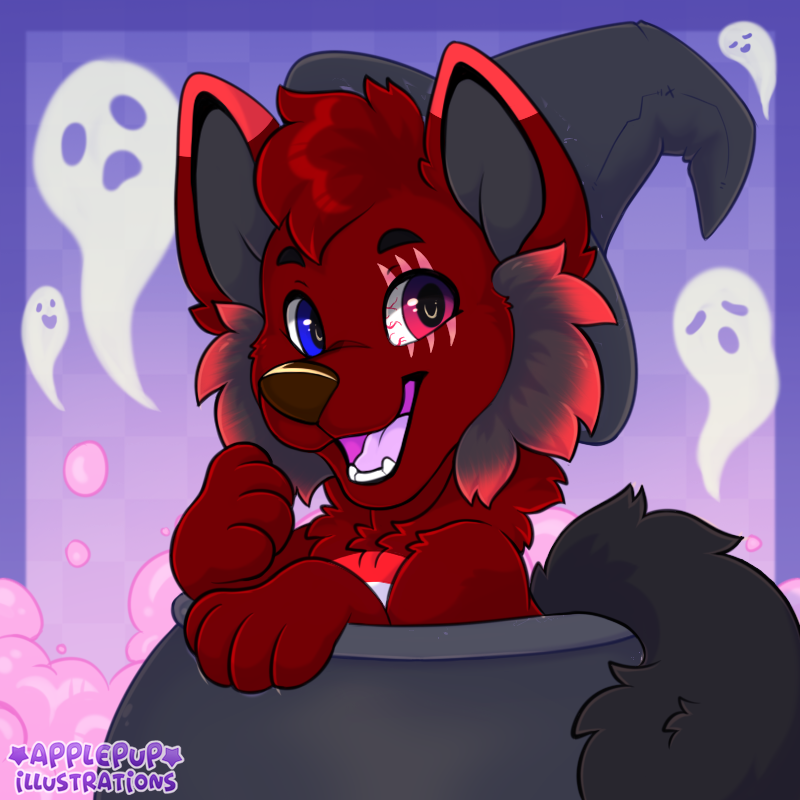 Riotsabertooth's tweet photo. Most recent finnished $5 Ych Halloween icons <3  
Comes with Pumpkin and Witch versions

 Base by @ApplePupArt

Character colors are me <3   

L!nks Bel0w 👻 https://t.co/JampceVET7