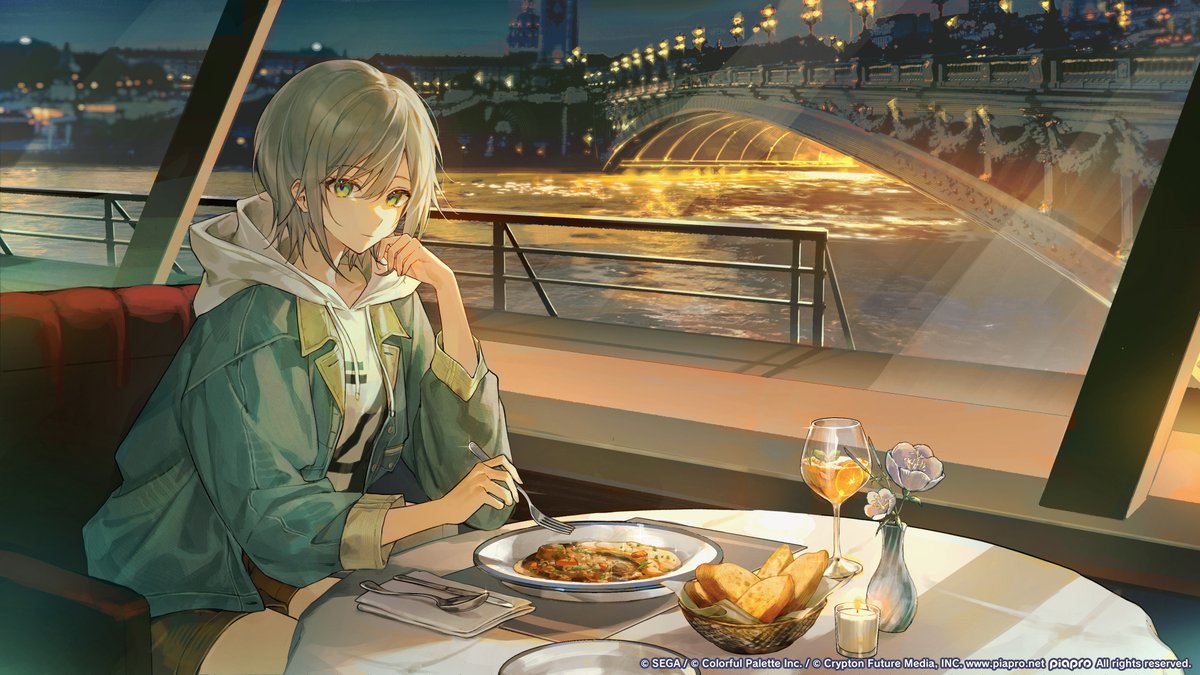 ColorfulStageEN's tweet photo. Shiho found the perfect cozy bistro in France to enjoy a classic dish, Boeuf Bourguignon! 🍲🥩

What French specialty should the members of Leo/need try next? Let us know! 

🎨: mint-tan (@mintificial ) https://t.co/cYGbJLojQ4