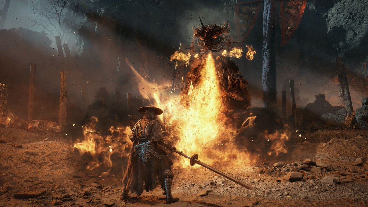 gameinformer's tweet photo. Phantom Blade Zero may have the best ladder climbing in all of video games. But I promise this hands-on preview talks about more than just that. https://t.co/mm9GMEcLW7 https://t.co/dZErp3SbG6