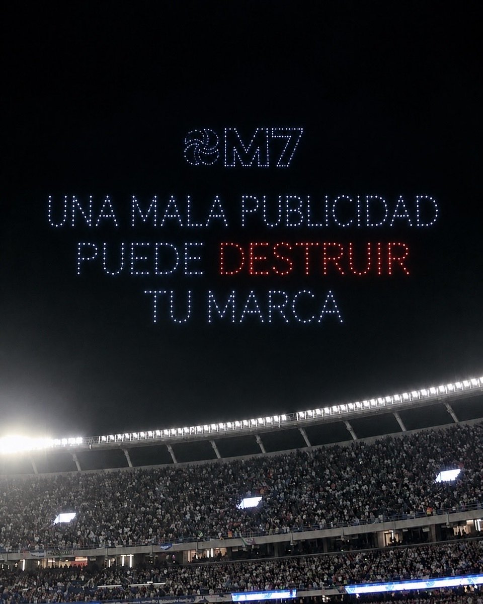 m7uruguay's tweet photo. UNA MALA PUBLICIDAD PUEDE DESTRUIR TU MARCA.
No alcanza con llamar la atención…
Hay que saber qué comunicar, cómo hacerlo y qué impacto puede generar.
M7 / Uruguay
#messi #despedidamessi #publicidad #argentina #sancorseguros https://t.co/1FGpHMXoqw