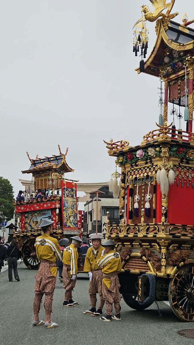 hidatakayama1's tweet photo. #秋の高山祭 青空のもと、いよいよ開幕です！ https://t.co/Dv4A6HsR2O