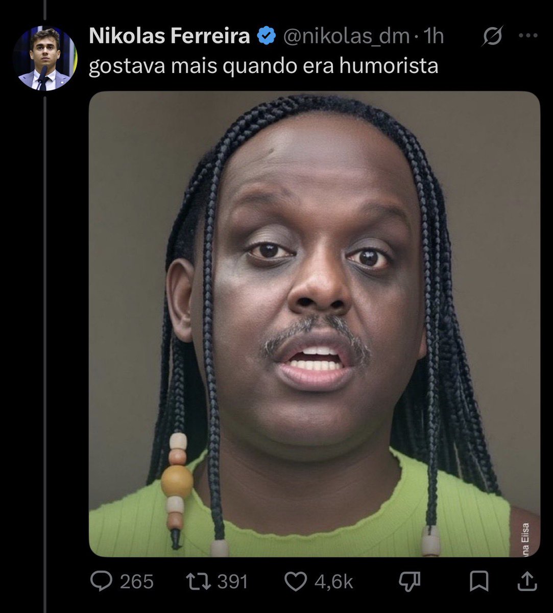 thisdracarys's tweet photo. isso é um tweet de um DEPUTADO FEDERAL. parece loucura né? mais loucura ainda pensar que existe milhões de pessoas que votam nesse ser https://t.co/prXMZF65SP