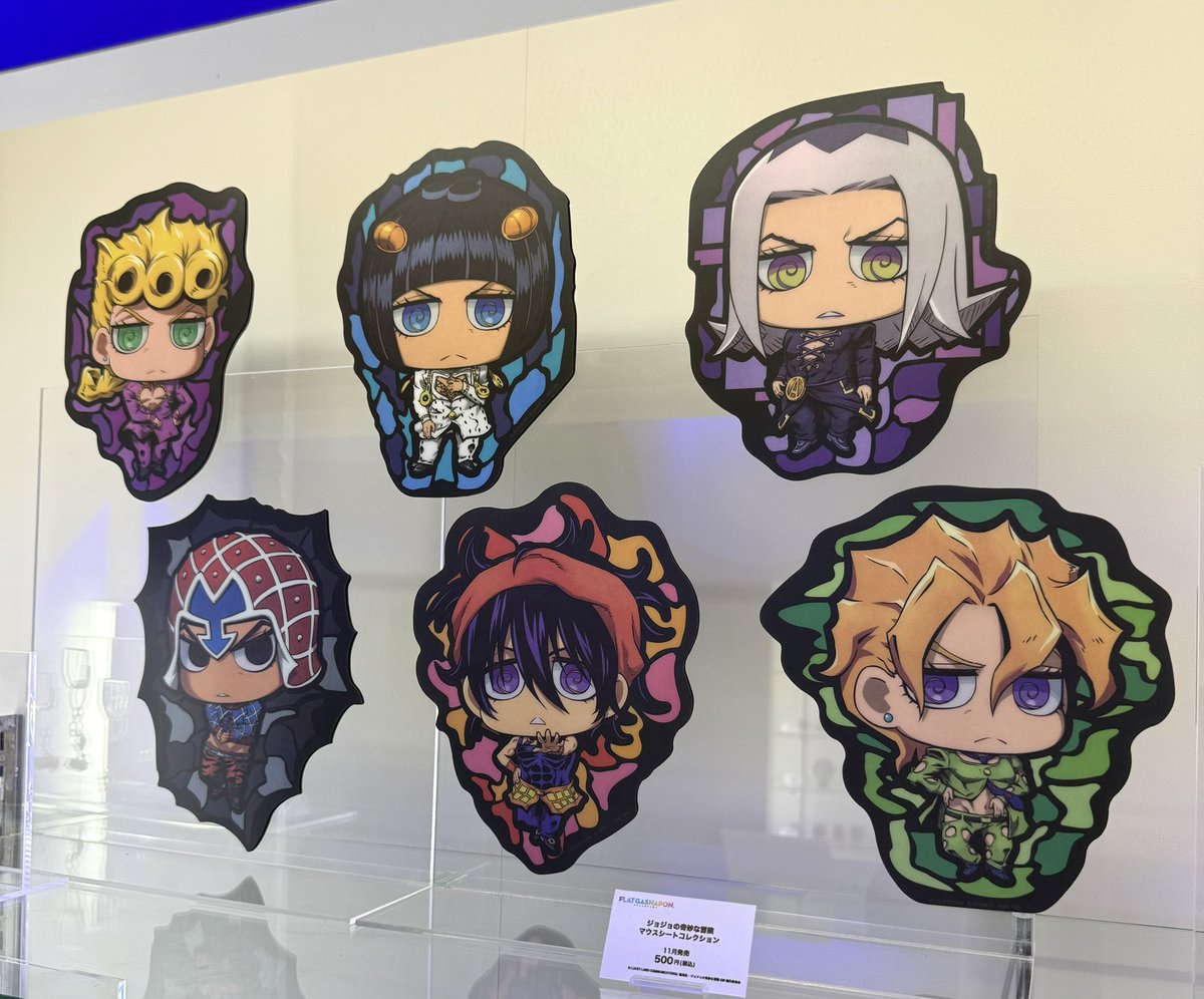 japancapsuletoy's tweet photo. 【ジョジョの奇妙な冒険 マウスシートコレクション】 
11月発売・500円ガチャ。 https://t.co/PR2uNb3qZs