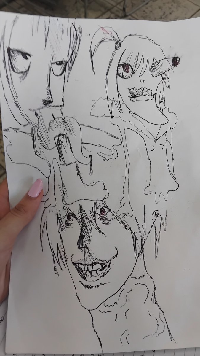prncessitaap's tweet photo. creo que fue mala idea decirle que dibuje a los de death note https://t.co/56R6MA6Qx8