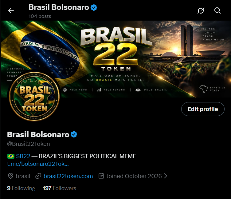 Brasil22Token's tweet photo. 222 followers today? https://t.co/Bg77cJFJzL