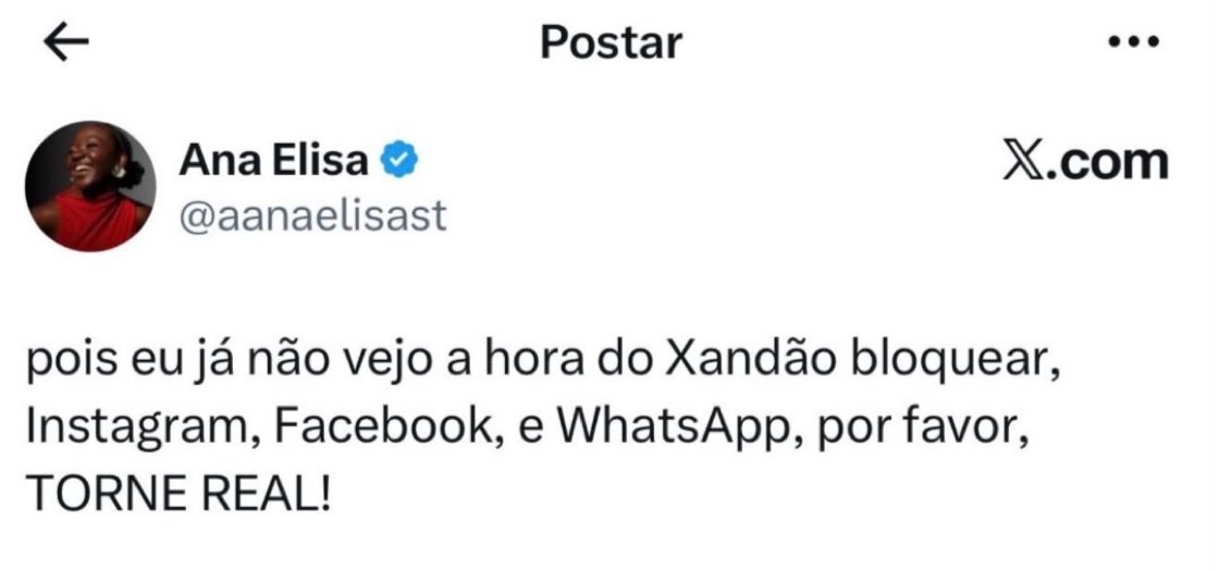 cida11081952's tweet photo. Gente do céu 
A deputada do Lula a @aanaelisast é muito autoritária. 
Ela ganhou por causa das redes e quer que Candao bloqueie tudo ,

Que incoerência!

Oi @LulaOficial você está de acordo com a @aanaelisast ? Pelo jeito sim por ter convidado ela pra fazer sua comunicação jovem .