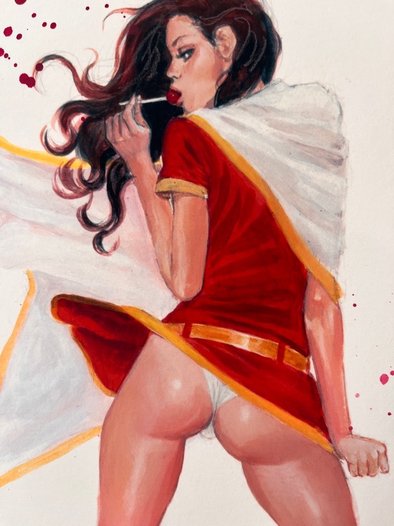 MARK_BEACHUM's tweet photo. Check out Mary Marvel Lollipop Damage Sexy OOAK Enhanced Giclee OA PinupArt MARK BEACHUM
https://t.co/RHtoSDgCON
#upskirtqueen #marymarvel #comicbookart #comicbookartist #comicbookpinup #pinup #upskirt #legsfordays #sexyart #markbeachum #artforsale #comicbooks https://t.co/qEcWhtzn6p